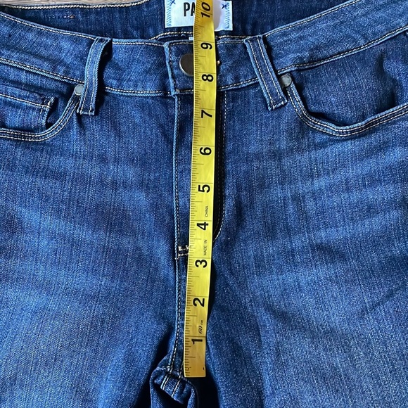 PAIGE Women's Verdugo Ankle Jean Dark wash Size 28 Midrise Stretch Denim - Picture 7 of 13